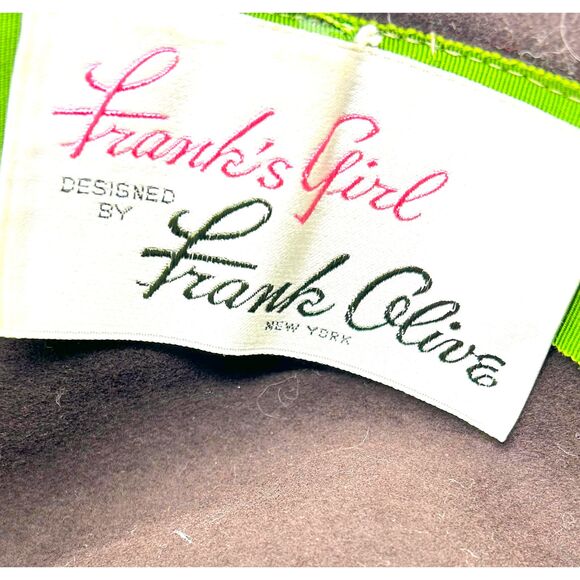 1940's Trimmed Wool Hat - Picture 8 of 8